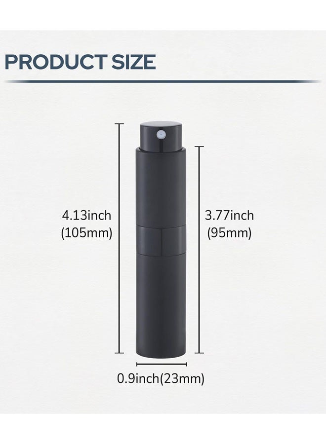 3 PCS 8ml Travel Perfume Atomizer Refillable, Mini Cologne Spray Bottle Empty, Small Aftershave Sprayer For Liquid Dispenser - Image 2